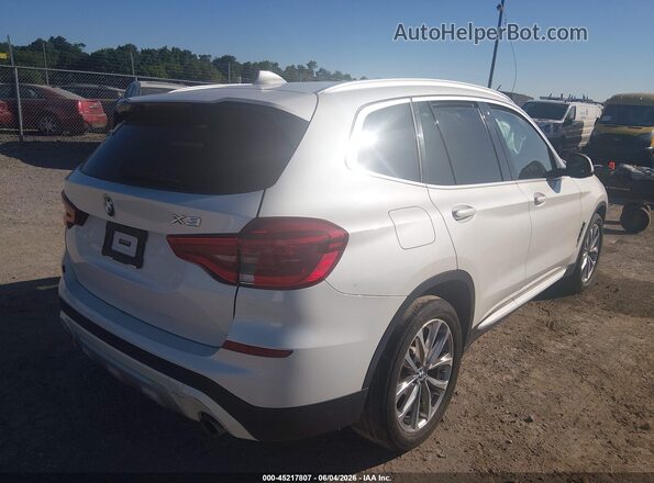 5UXTR9C56JLC69409 2018 BMW X3 White უკანა მარჯვენა
