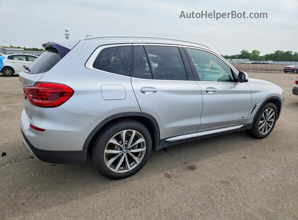5UXTR9C56JLD66531 2018 BMW X3 Серый Задняя правая четверть