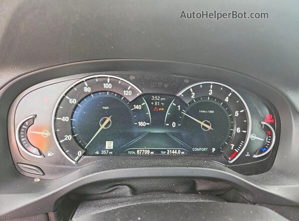 5UXTR9C56JLD66531 2018 BMW X3 Серый Вид щитка приборов