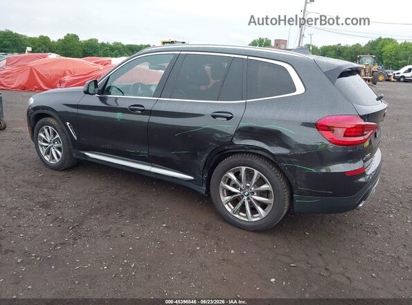 5UXTR9C56JLD89937 2018 BMW X3 Black Հետևի ձախ
