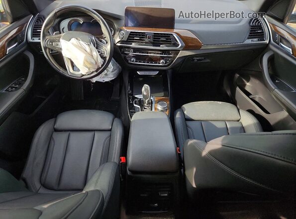 5UXTR9C56KLD90815 2019 BMW X3 Black Dashboard view