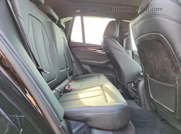 5UXTR9C56KLD90815 2019 BMW X3 Black Rear interior view