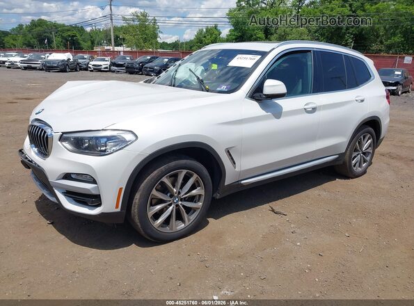 5UXTR9C56KLD98722 2019 BMW X3 White 