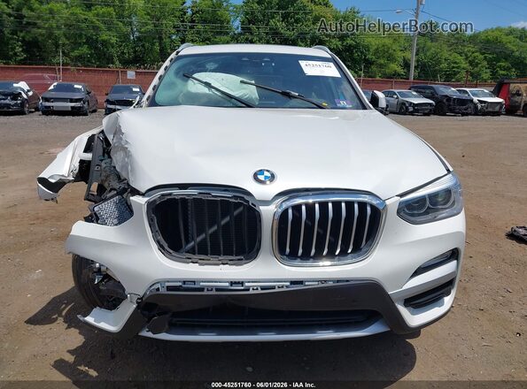 5UXTR9C56KLD98722 2019 BMW X3 White 