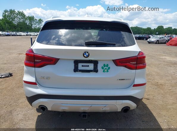 5UXTR9C56KLD98722 2019 BMW X3 White 