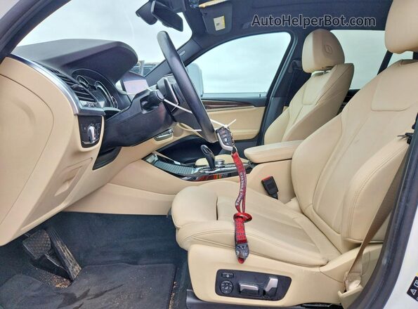 5UXTR9C56KLP86322 2019 BMW X3 White 
