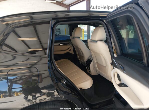 5UXTR9C56KLP90368 2019 BMW X3 Black Vista de la etiqueta del VIN