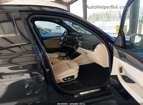 5UXTR9C56KLP90368 2019 BMW X3 Black Vista interior delantera