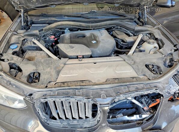 5UXTR9C56KLP93254 2019 BMW X3 Charcoal ძრავის განყოფილების ხედი
