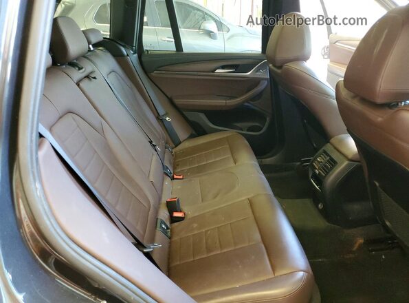 5UXTR9C56KLP93254 2019 BMW X3 Charcoal უკანა სალონის ხედი