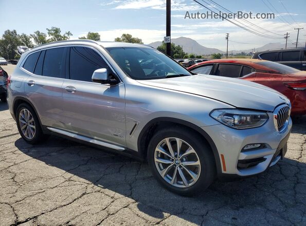 5UXTR9C57JLD64206 2018 BMW X3 Silver 