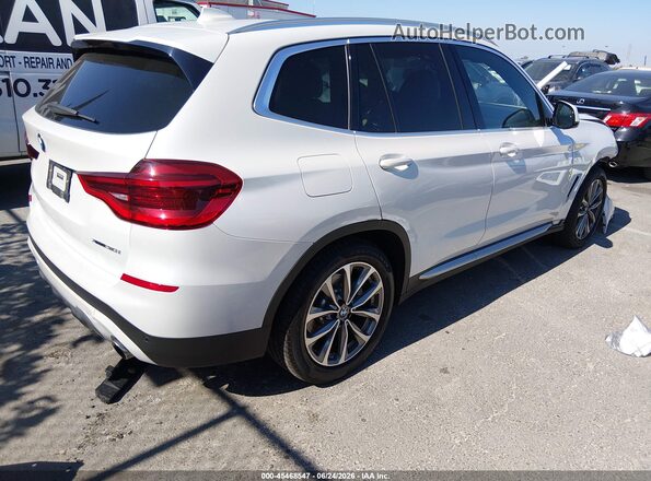 5UXTR9C57KLE13471 2019 BMW X3 White Tył prawy