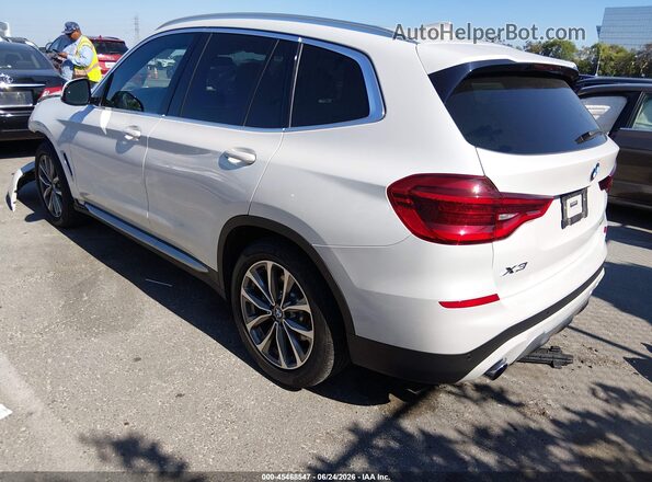 5UXTR9C57KLE13471 2019 BMW X3 White Tył lewy