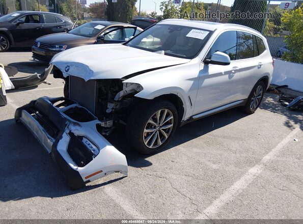 5UXTR9C57KLE13471 2019 BMW X3 White Przód lewy