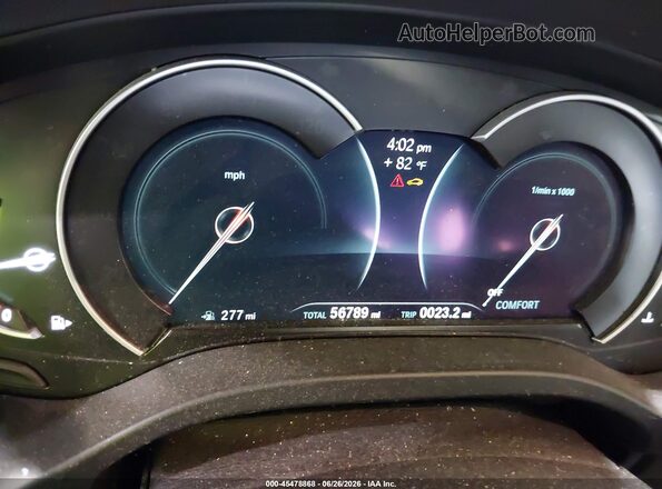 5UXTR9C57KLE21277 2019 BMW X3 Brown Widok tylnych siedzeń