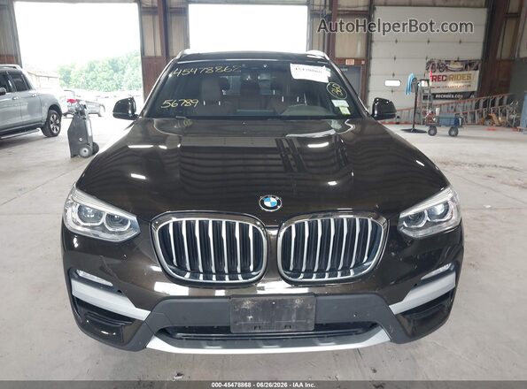 5UXTR9C57KLE21277 2019 BMW X3 Brown Widok z przodu