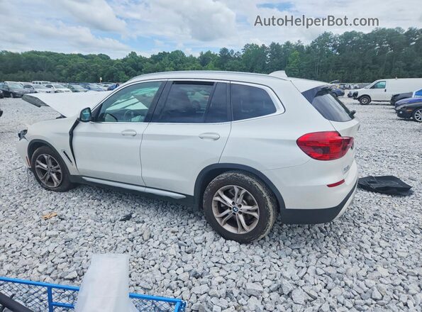 5UXTR9C57KLP97121 2019 BMW X3 White Trasero izquierdo