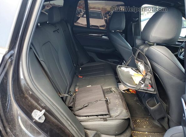 5UXTR9C58JLD61945 2018 BMW X3 Black უკანა სალონის ხედი