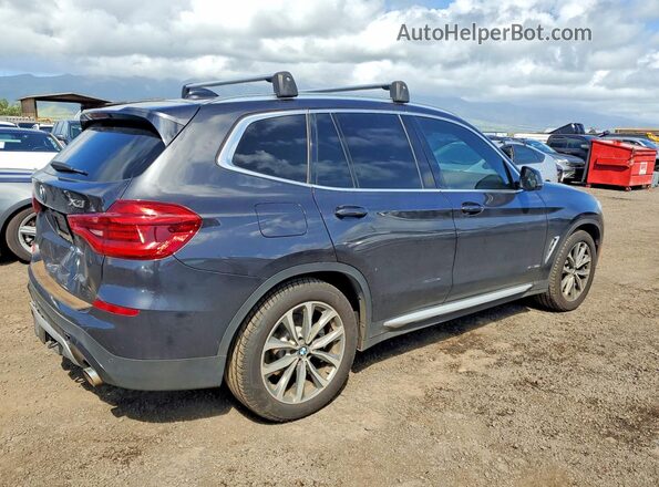 5UXTR9C58JLD61945 2018 BMW X3 Black უკანა მარჯვენა