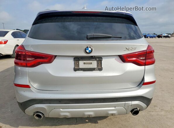 5UXTR9C58JLD64151 2018 BMW X3 Silver Հետևի տեսք