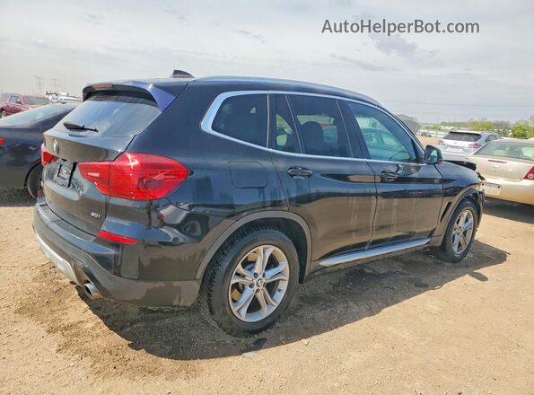 5UXTR9C58KLD90685 2019 BMW X3 Black უკანა მარჯვენა