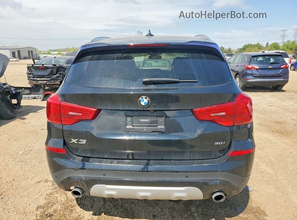 5UXTR9C58KLD90685 2019 BMW X3 Black უკანა ხედი