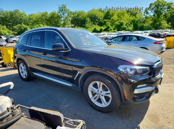 5UXTR9C58KLD94347 2019 BMW X3 Black წინა ხედი