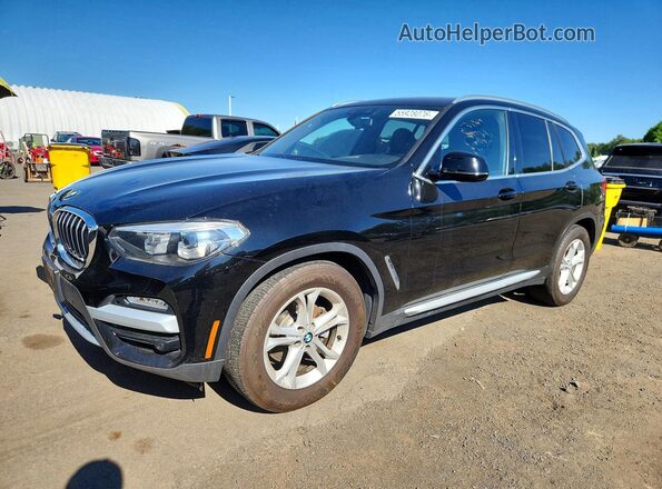 5UXTR9C58KLD94347 2019 BMW X3 Black უკანა მარცხენა