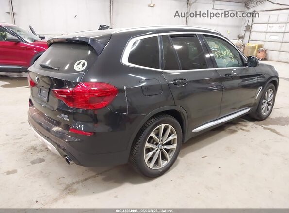 5UXTR9C58KLD96616 2019 BMW X3 Black Rear right
