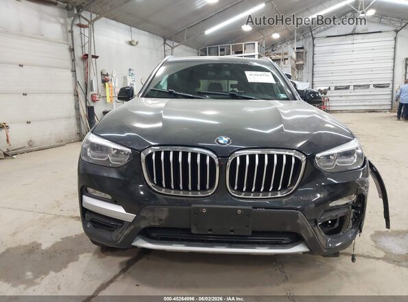5UXTR9C58KLD96616 2019 BMW X3 Black Instrument cluster view