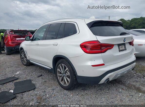 5UXTR9C59JLC76743 2018 BMW X3 White Հետևի ձախ