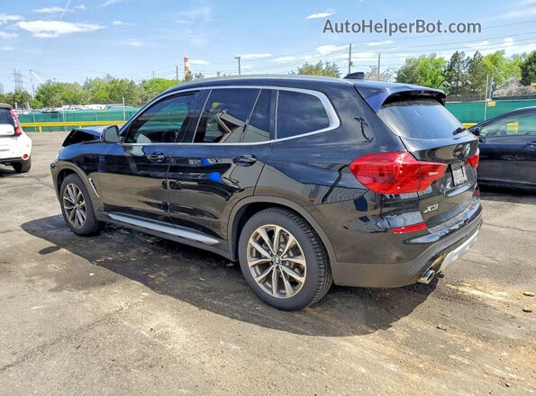 5UXTR9C59KLP90929 2019 BMW X3 Черный Задняя левая четверть