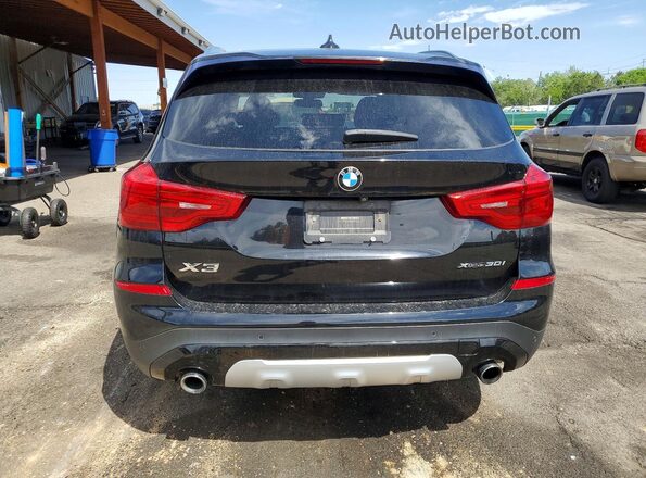 5UXTR9C59KLP90929 2019 BMW X3 Черный Вид сзади