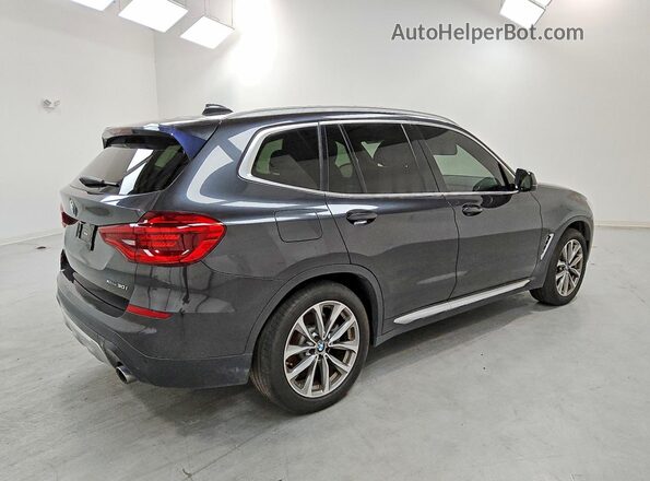5UXTR9C59KLR08896 2019 BMW X3 Черный Задняя правая четверть