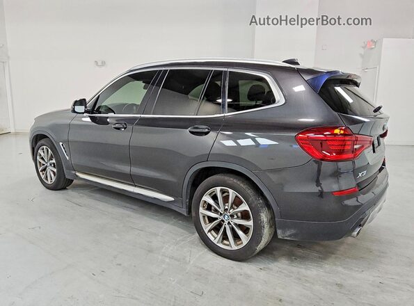 5UXTR9C59KLR08896 2019 BMW X3 Черный Задняя левая четверть