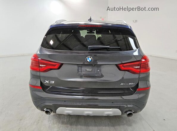 5UXTR9C59KLR08896 2019 BMW X3 Черный Вид сзади