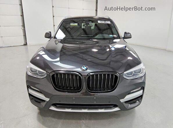 5UXTR9C59KLR08896 2019 BMW X3 Черный Вид спереди