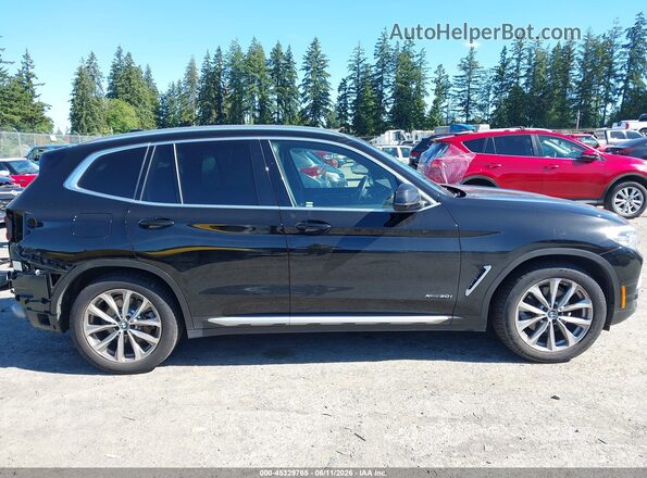 5UXTR9C5XJLD58545 2018 BMW X3 Black 