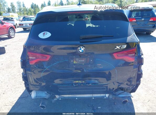 5UXTR9C5XJLD58545 2018 BMW X3 Black 