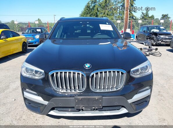 5UXTR9C5XJLD58545 2018 BMW X3 Black 