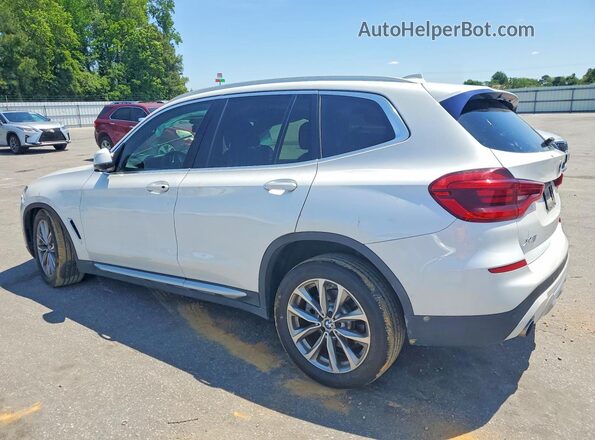 5UXTR9C5XJLD67441 2018 BMW X3 White Trasero izquierdo