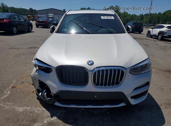 5UXTR9C5XJLD67441 2018 BMW X3 White Vista frontal