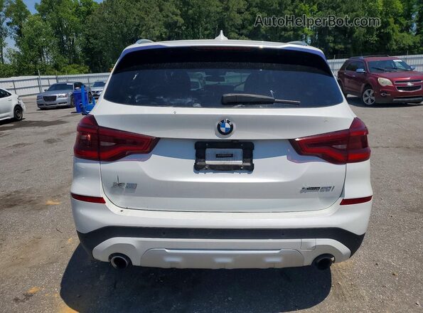 5UXTR9C5XJLD67441 2018 BMW X3 White Vista trasera