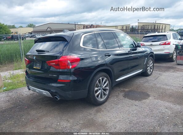5UXTR9C5XKLD92129 2019 BMW X3 Black უკანა მარჯვენა