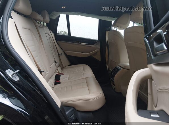 5UXTS1C02M9F21538 2021 BMW X3 Black VIN კოდის სტიკერის ხედი