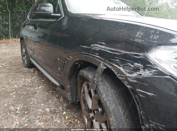 5UXTS1C02M9F21538 2021 BMW X3 Black წინა ხედი