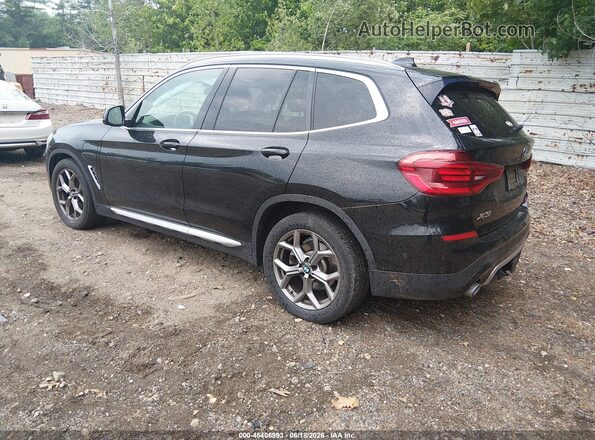 5UXTS1C02M9F21538 2021 BMW X3 Black უკანა მარცხენა