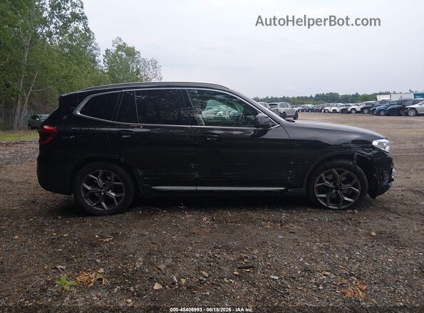 5UXTS1C02M9F21538 2021 BMW X3 Black უკანა სალონის ხედი