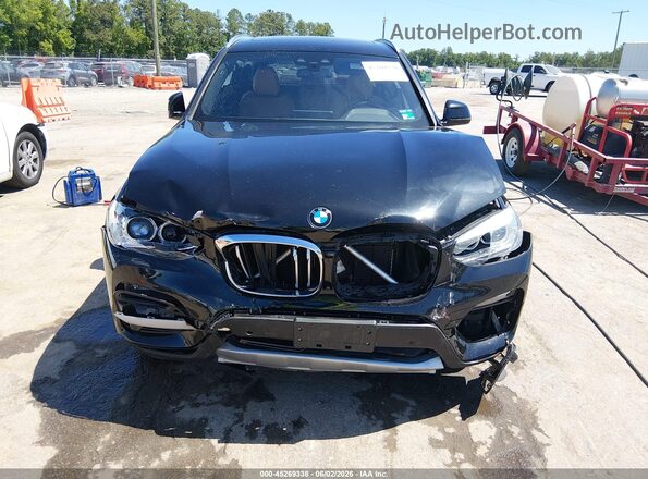 5UXTS1C02M9G63100 2021 BMW X3 Black Սարքավորումների վահանակի տեսք