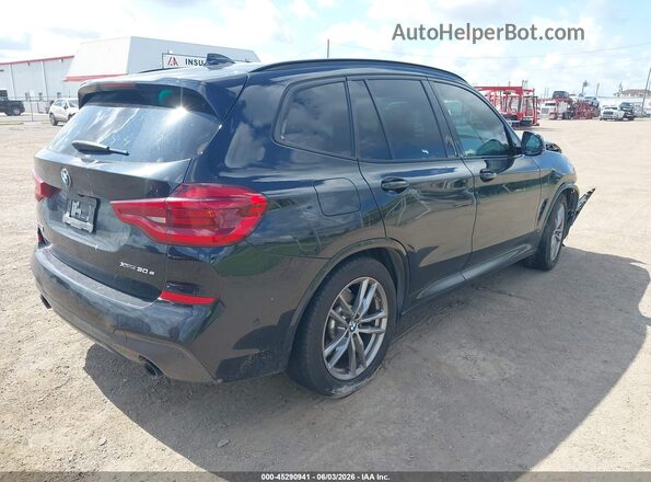5UXTS1C03M9H14684 2021 BMW X3 Black Tył prawy